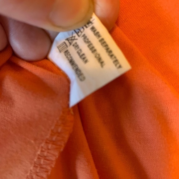 Misslook Orange T-Shirt With Colorful Embroidered Floral Detail Size XL (1153) - Picture 10 of 13